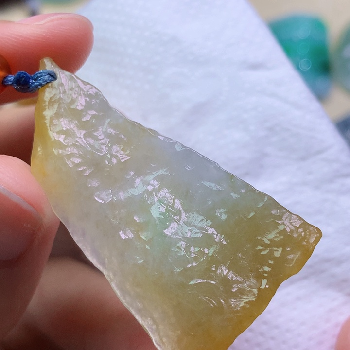 翡翠未镶嵌吊坠(不含链) 4884