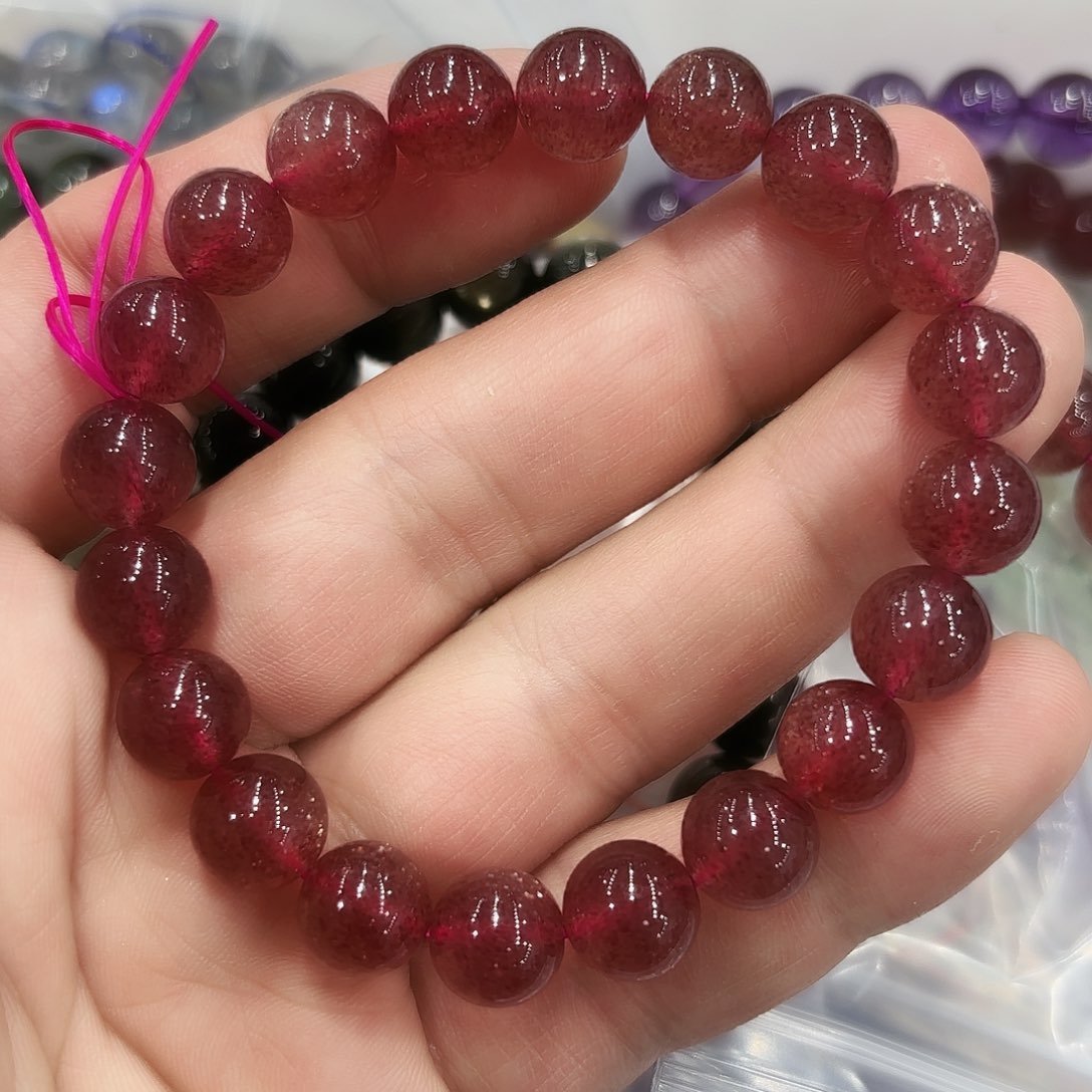 水晶手链未镶嵌草莓