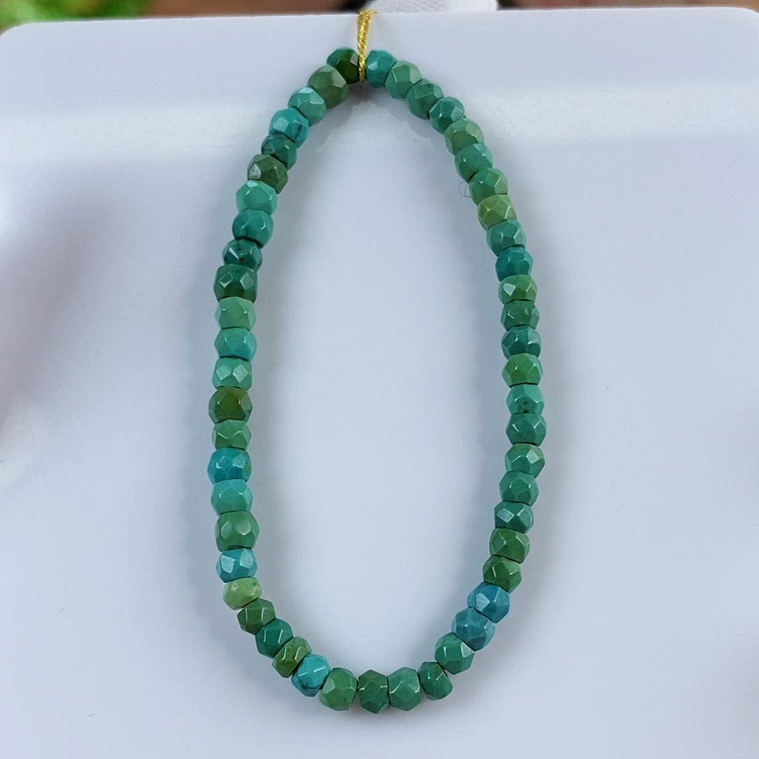 绿松石珠宝奇石18K金镶嵌