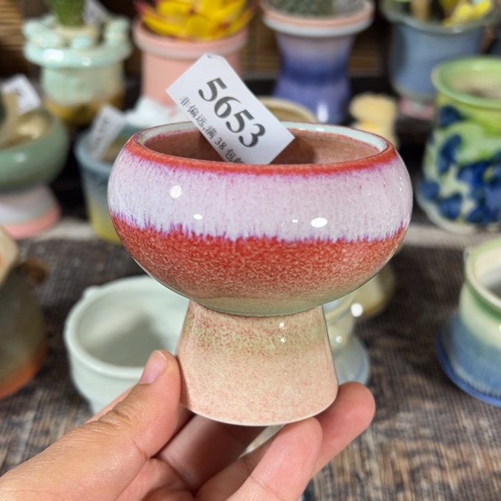 口6 手工花盆满30包邮