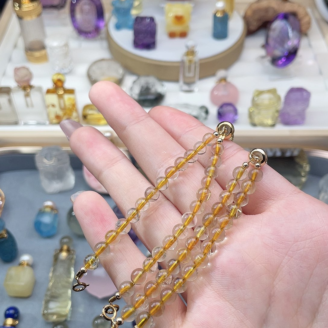 水晶颈饰未镶嵌天然水晶吊坠001