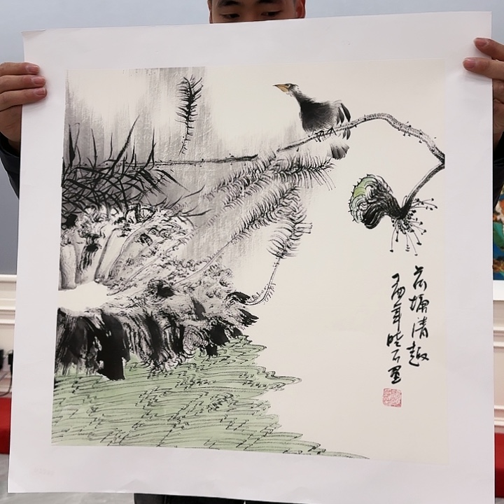 国画书法作品多次参加