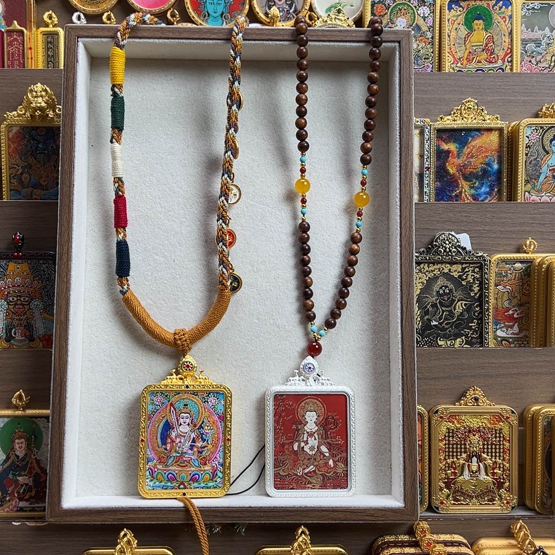 台***爷吊坠蛇宝普贤菩萨单面