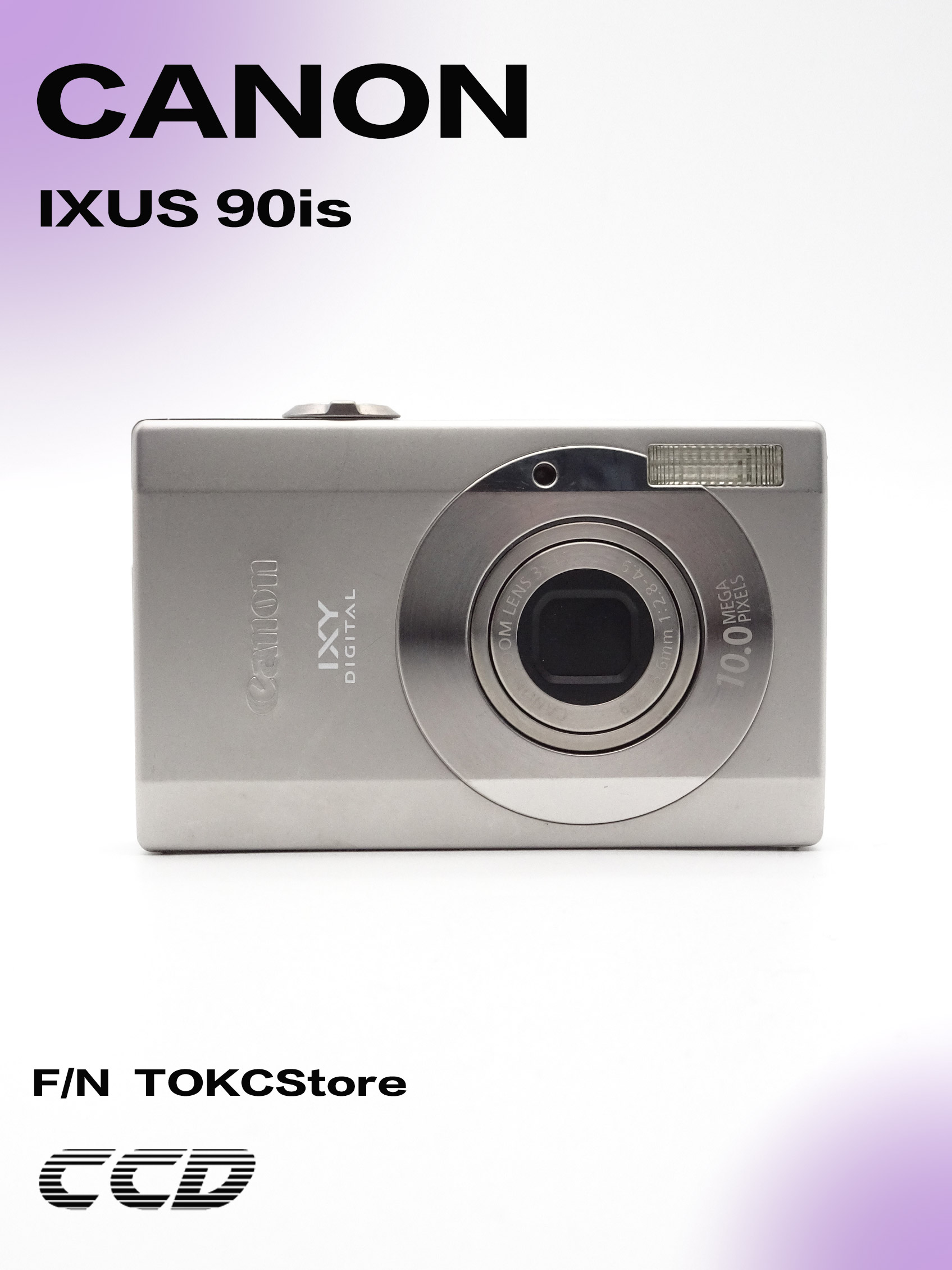95新 Canon/佳能 ixus90is 冷白皮相机 拍人像