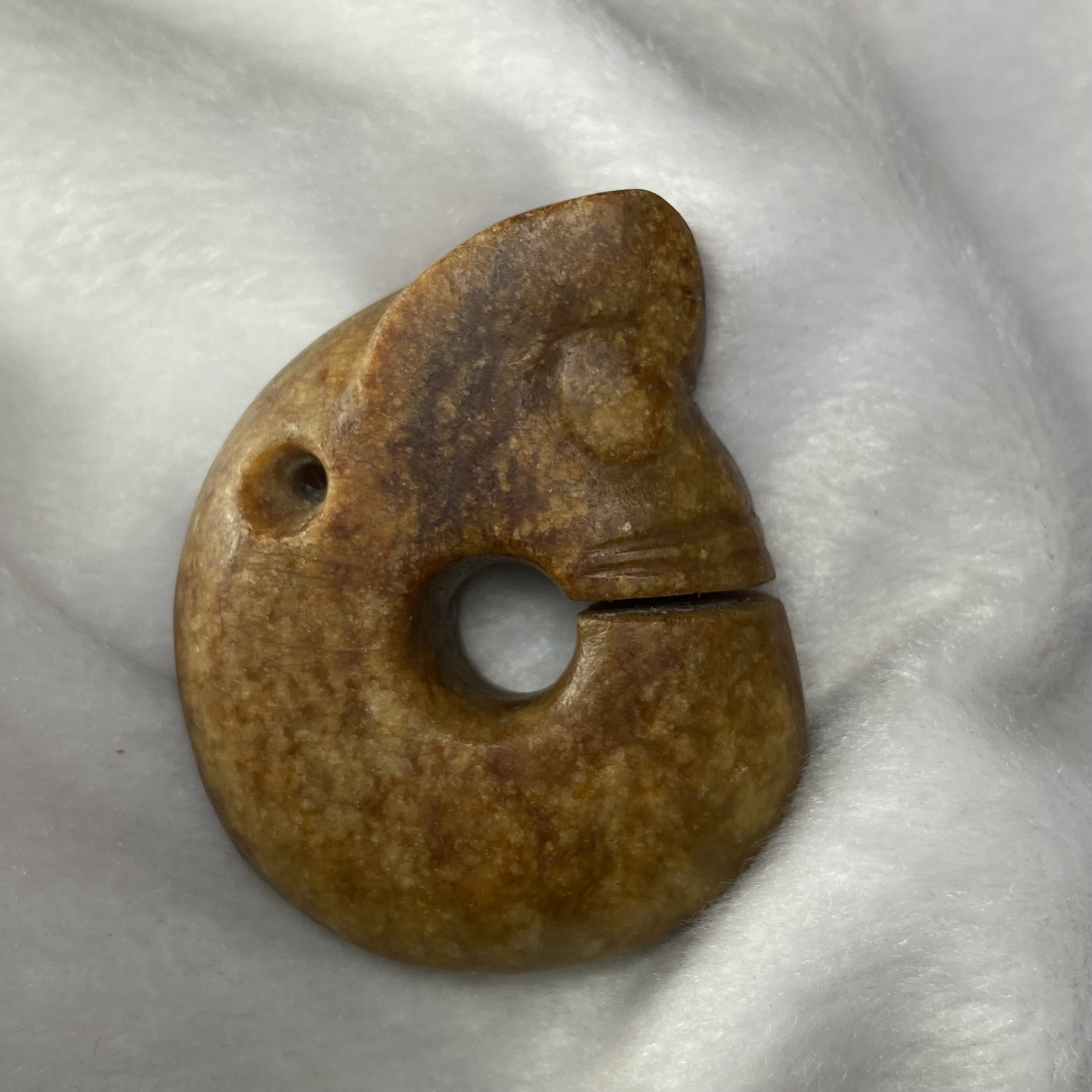 河磨玉玉猪龙手把件