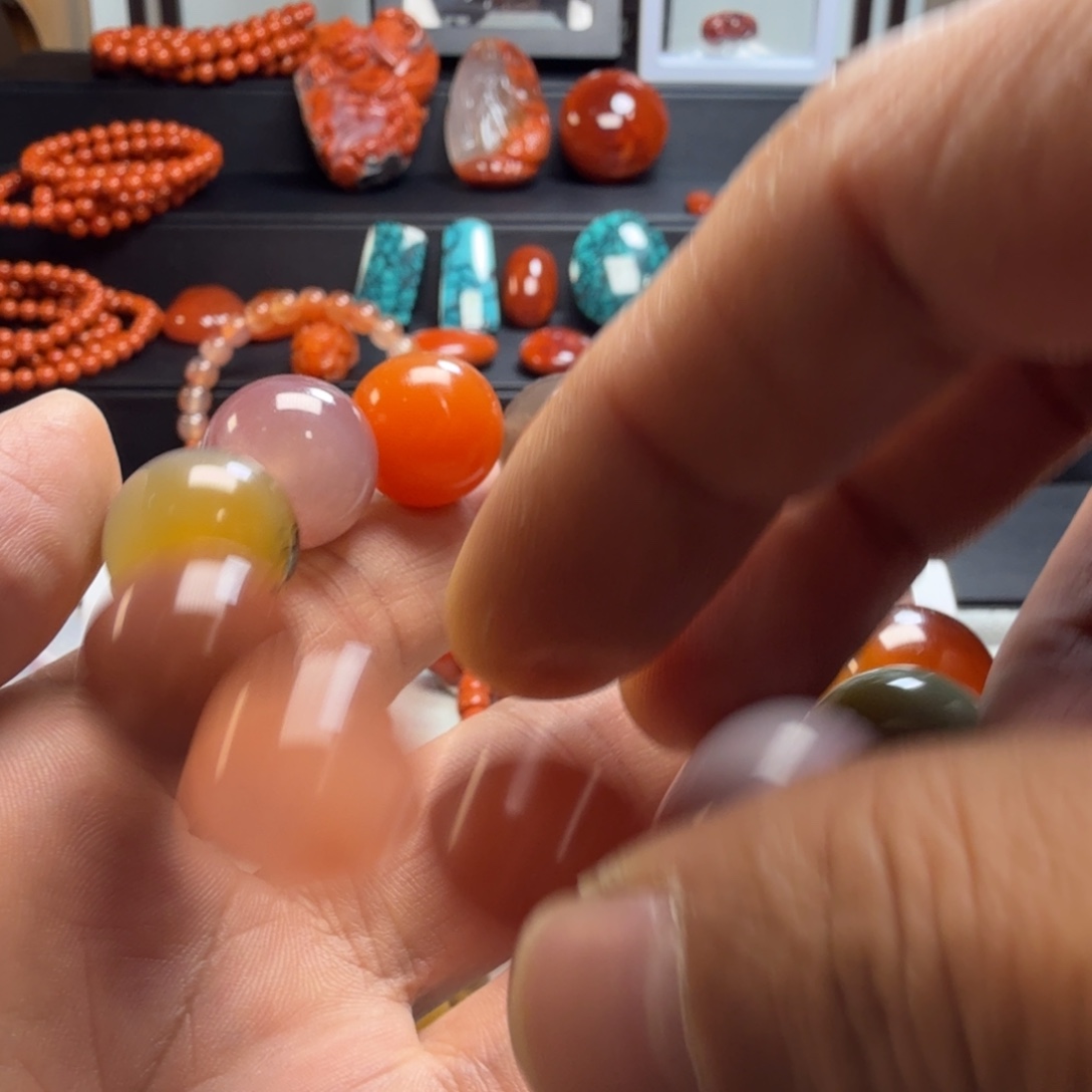 玛瑙/玉髓合金手链