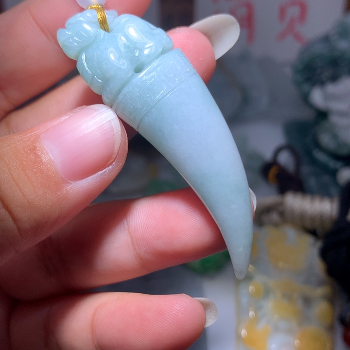 翡翠颈饰未镶嵌保真天然A货翡翠