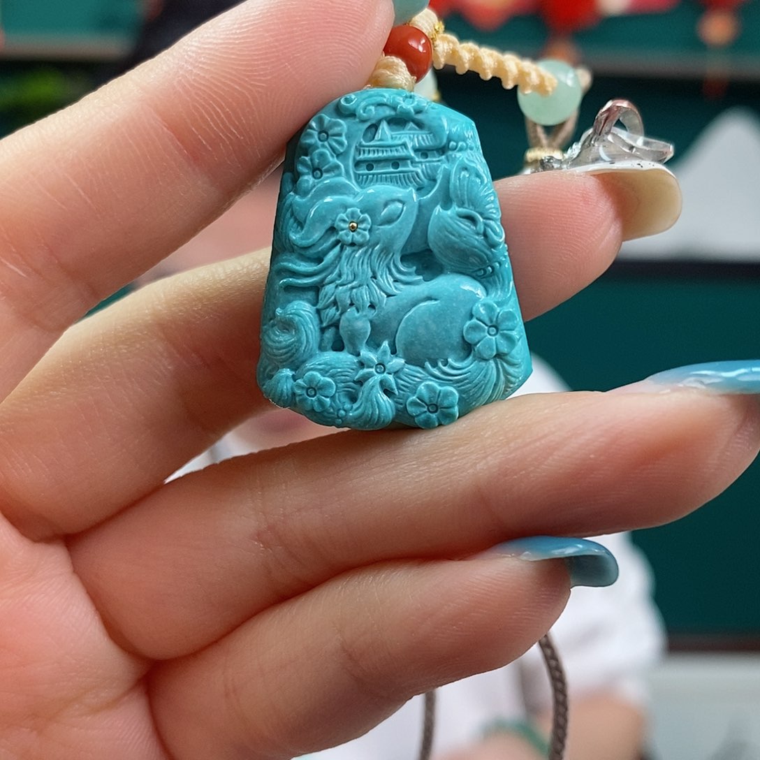 绿松石珠宝奇石未镶嵌