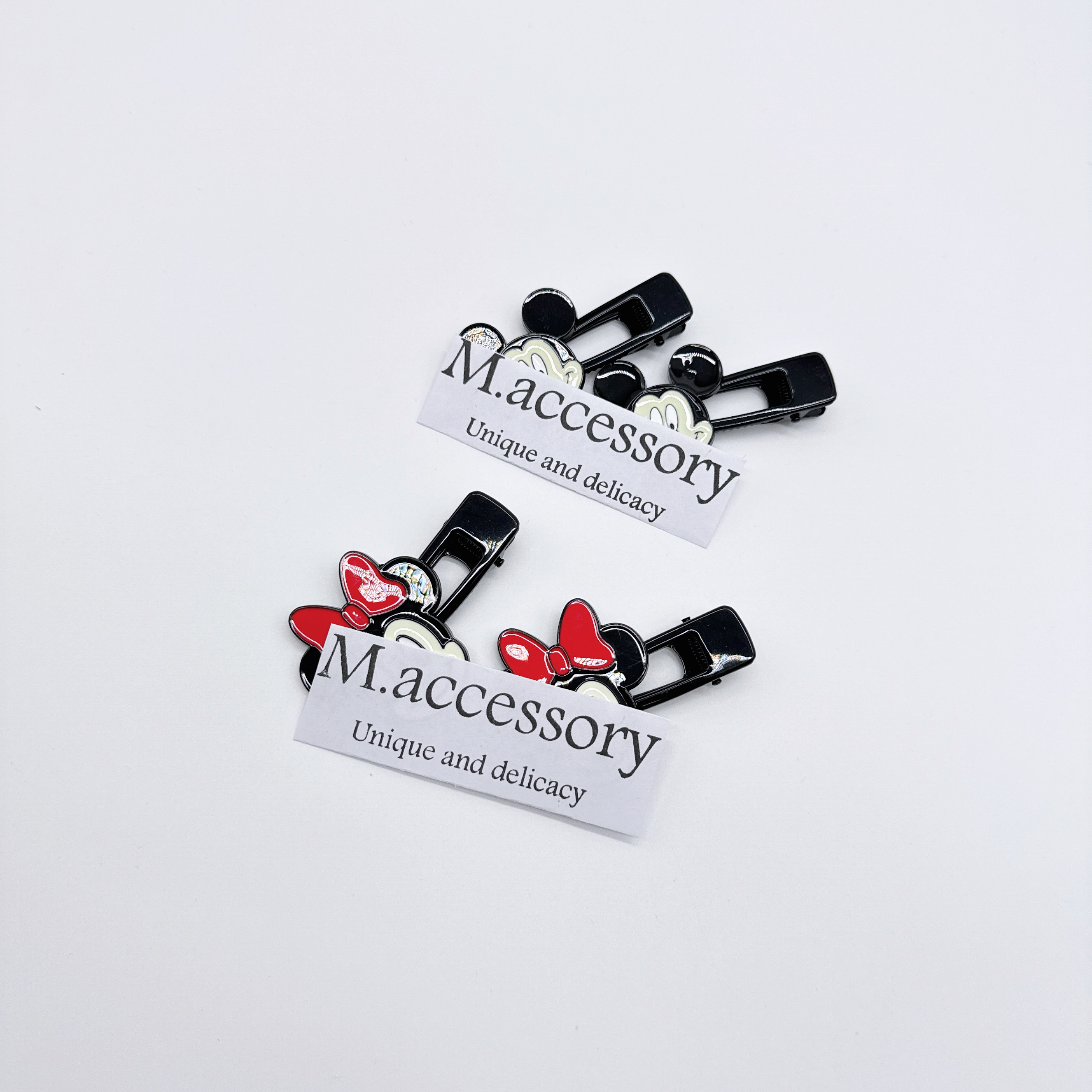 Mi33  卡通老鼠鸭嘴夹 Y36060J3-5 