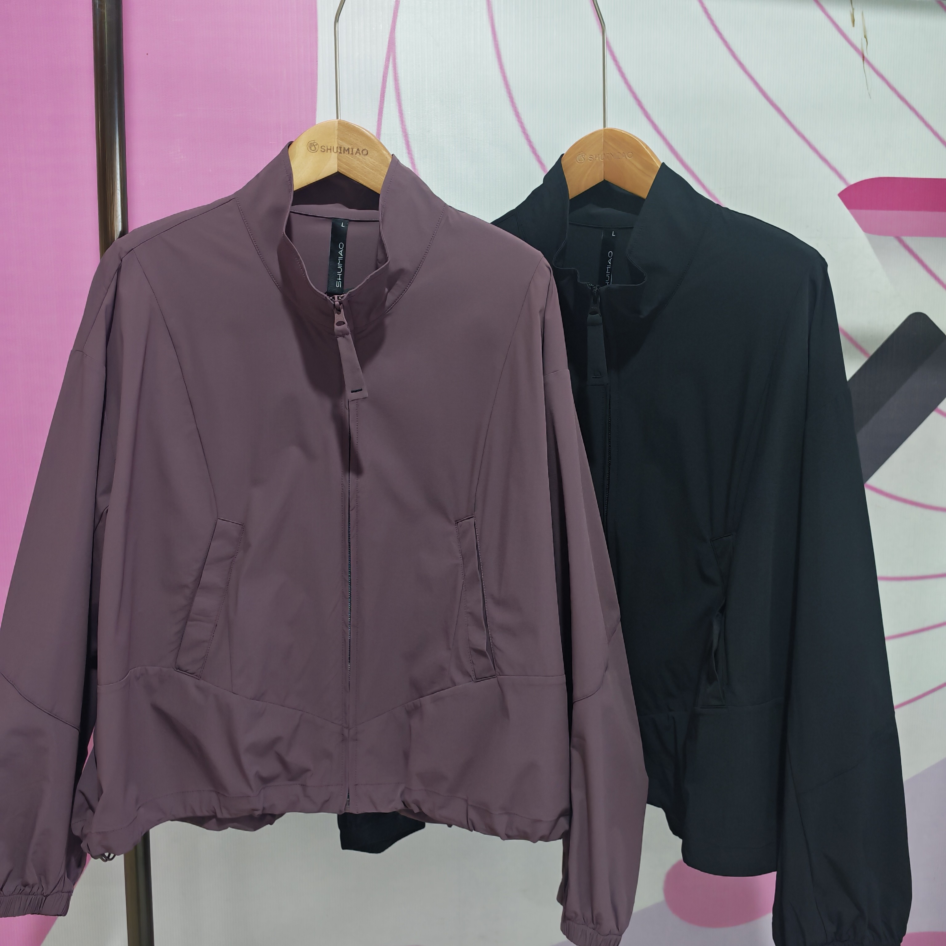 水淼2340短款立领防晒