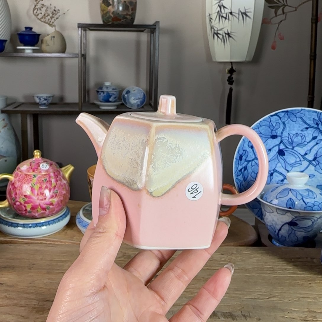 杯景德镇陶瓷柴烧多人