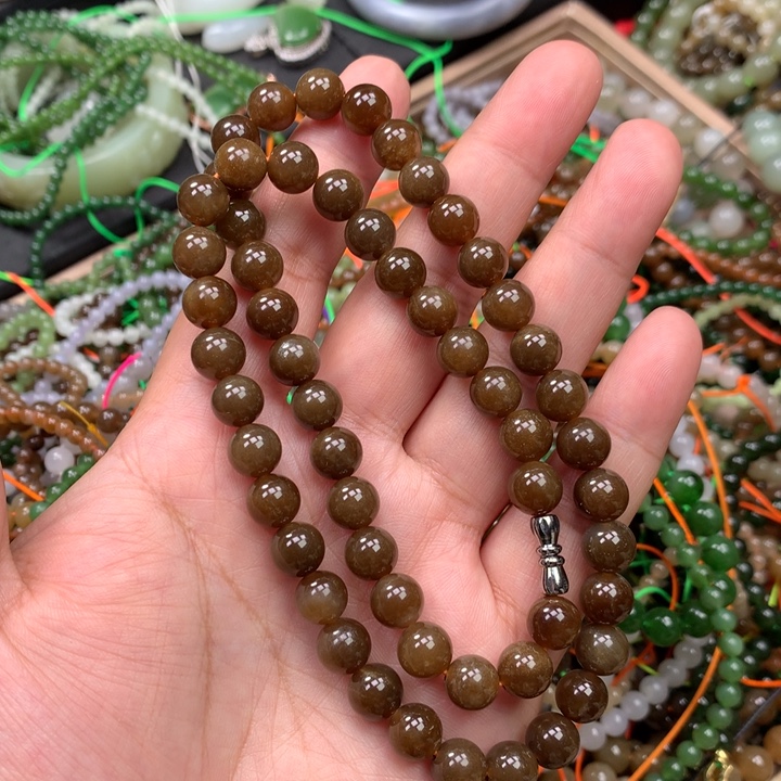 和田玉未镶嵌手链14