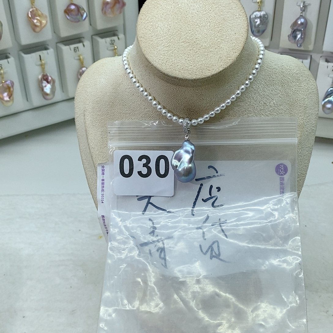 淡水珍珠颈饰合金