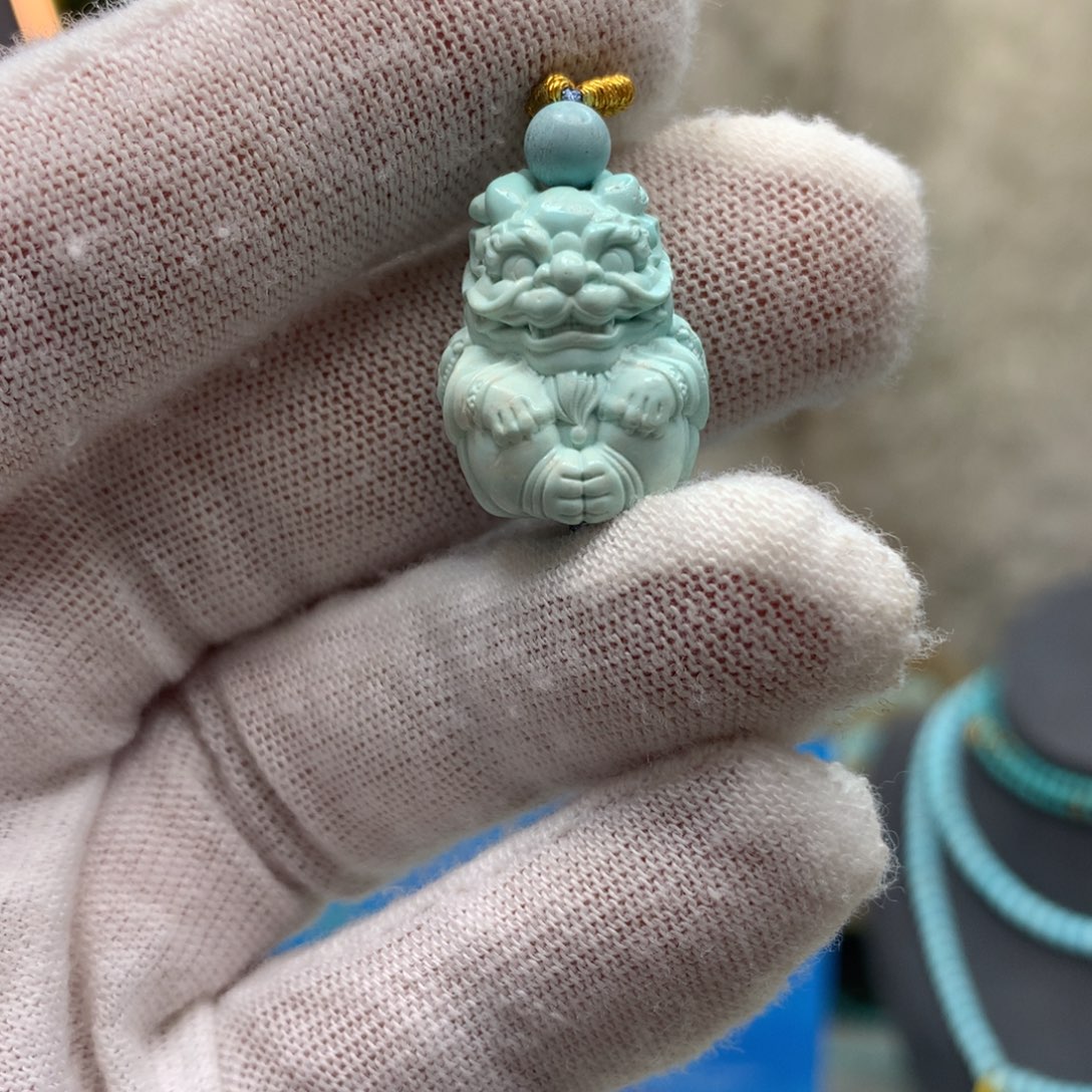 绿松石挂件未镶嵌