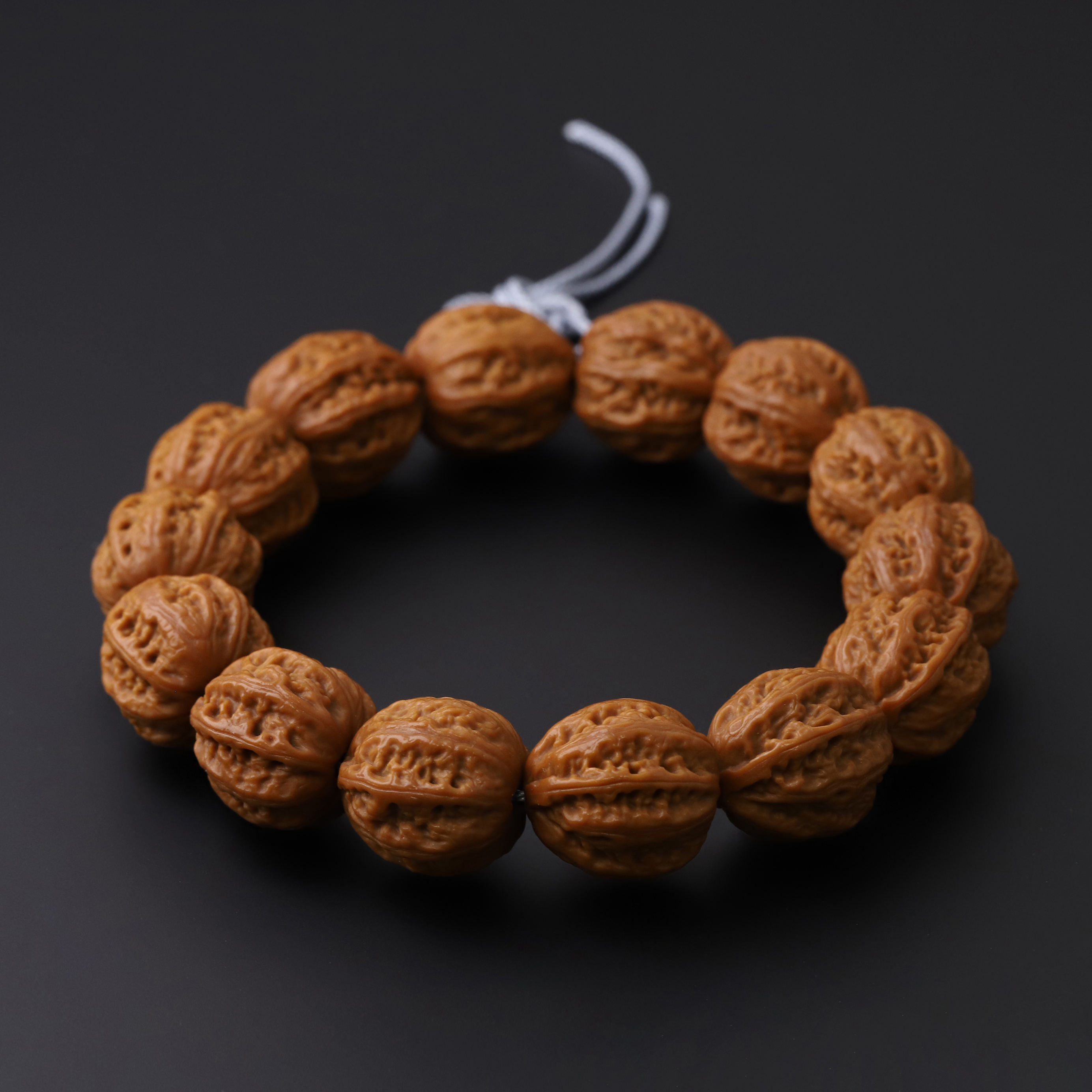 S1229-6 【粗筋八棱】微打底楸核桃手串（送工具）