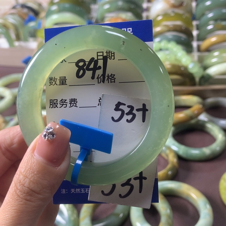 蛇纹石玉未镶嵌手镯841