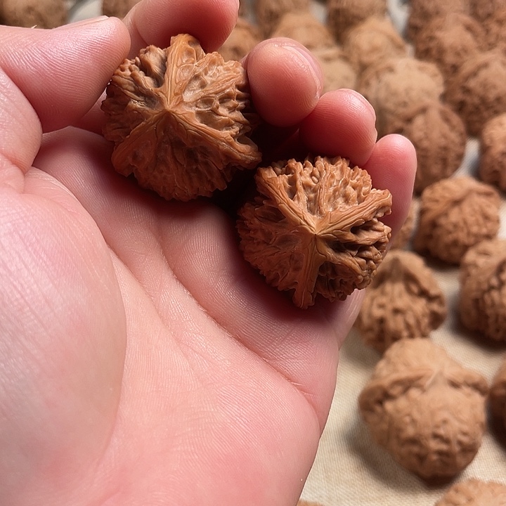 牛***！吊坠文玩核桃文山三