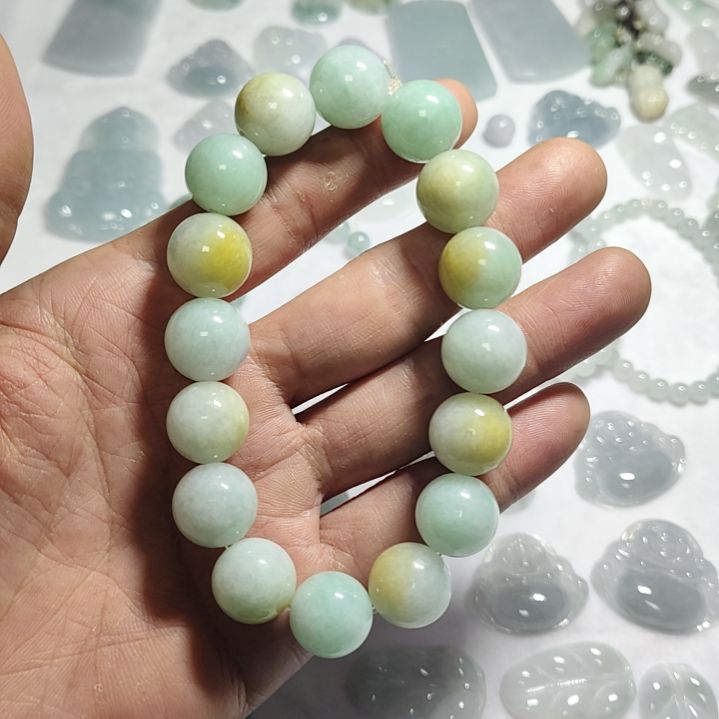 翡翠颈饰未镶嵌翡翠珠链