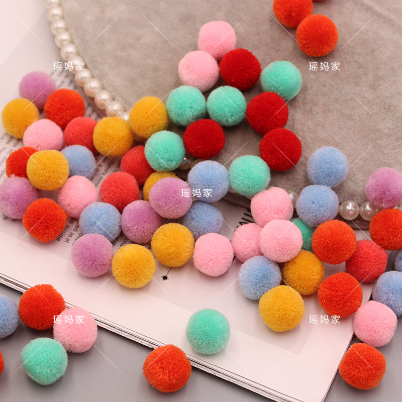  开司米球发饰配件diy发夹头饰饰品材料