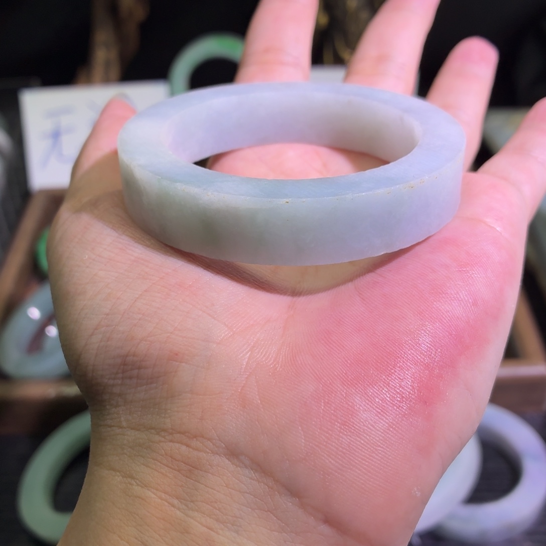 定制翡翠未镶嵌缅甸翡翠A货手镯毛胚定制