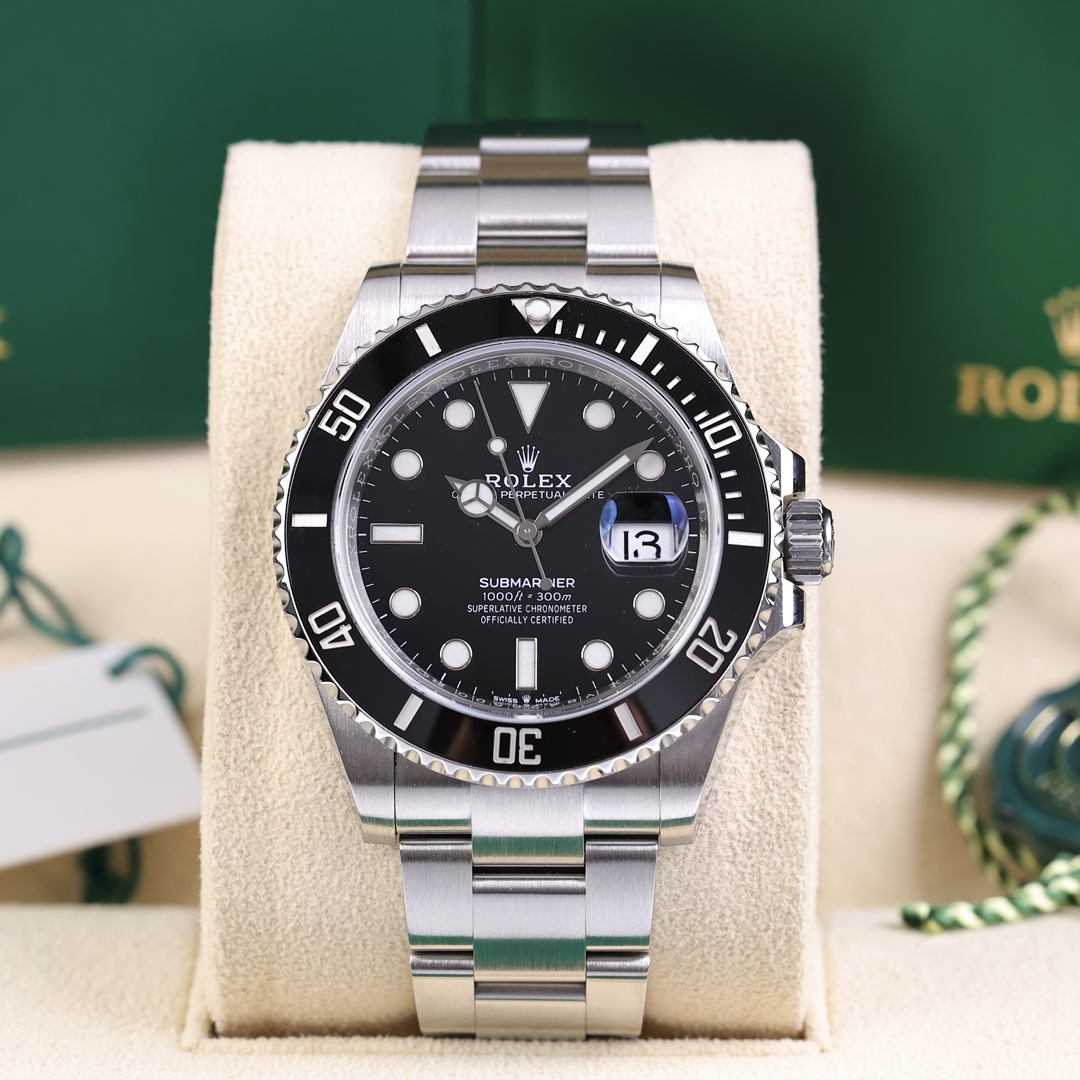 95新 Rolex/劳力士 126610ln 新款黑鬼 2022年8月保卡