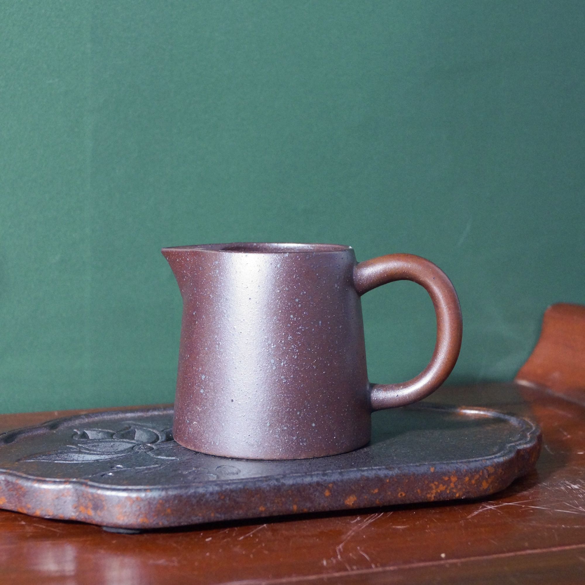 原矿紫砂高温紫泥大容量公道杯