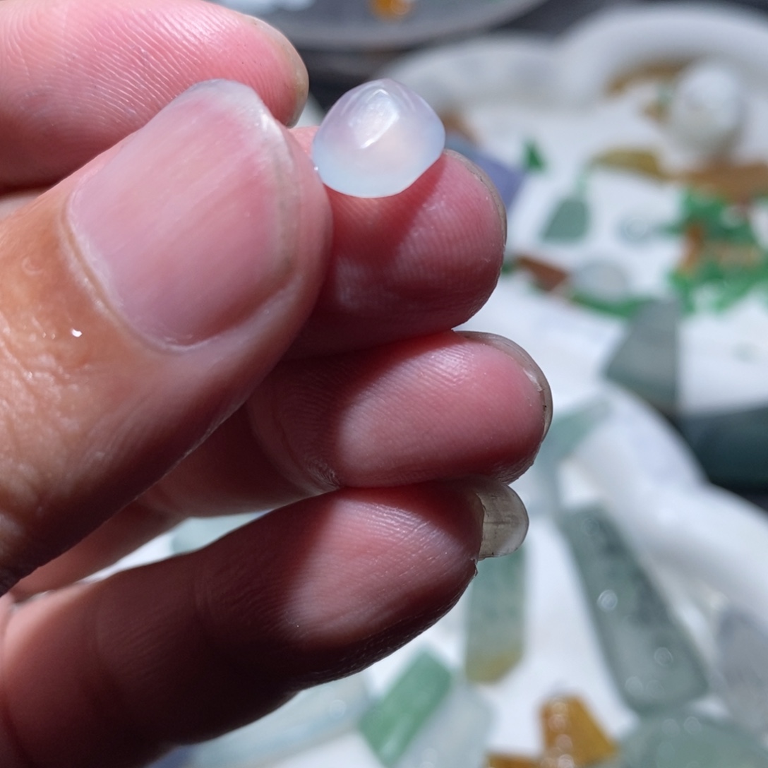 定制翡翠未镶嵌蛋面料