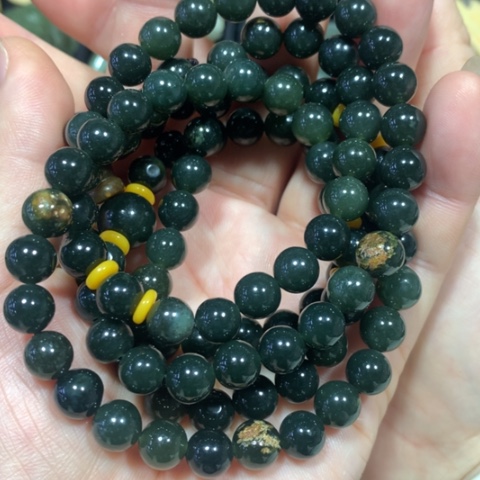 【闪购商品】颈饰未镶嵌岫岩河磨玉（透闪石质玉）