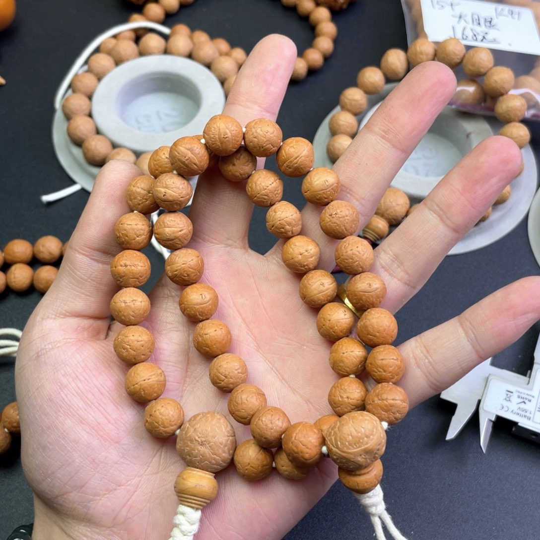 凤眼菩提手串坤**下12➕左右尺寸k35凤眼菩提D11同树