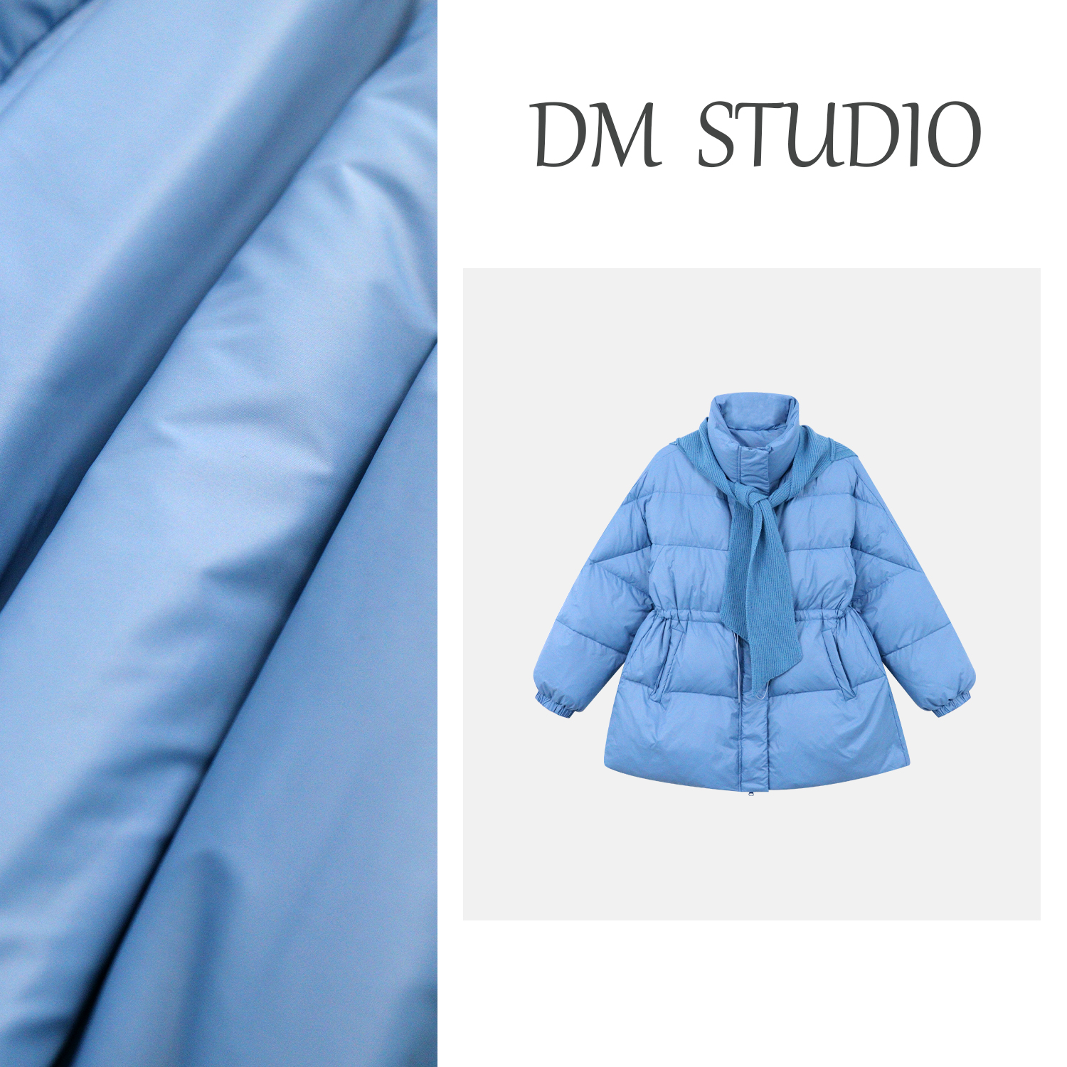 【深海日记】蛋妹大码女装微胖mm冬季保暖防风羽绒服外套DM36007