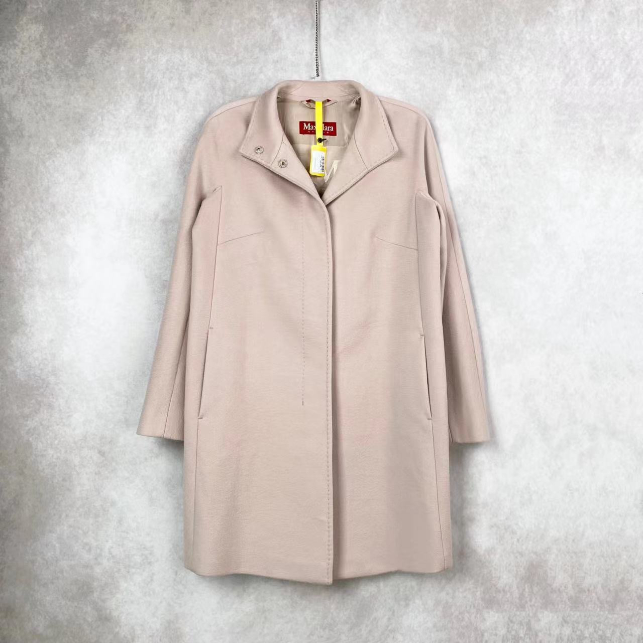 全新未使用 MaxMara 21889 max mara 纯色羊毛大衣 40码 