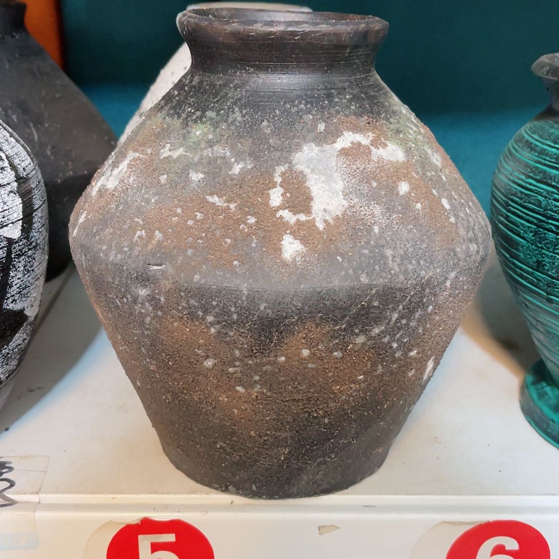 红陶无孔口径8高度22