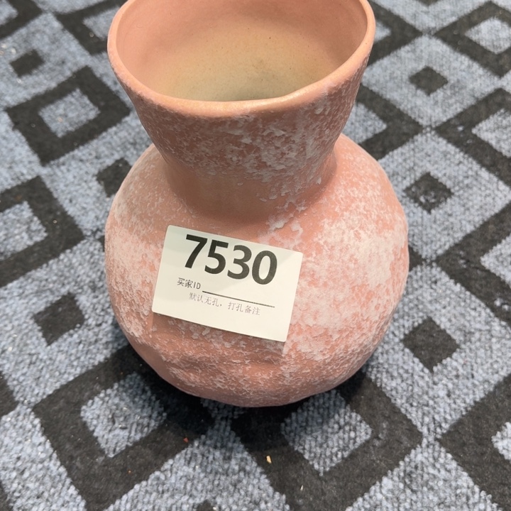 无***姐瓷片景德镇高温花器编码7530高28口8默认无孔