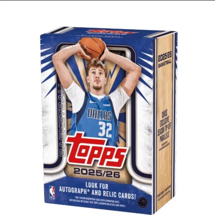 【拆盒】25-26 topps chrome Value 球星卡  篮球 手雷 盲盒 