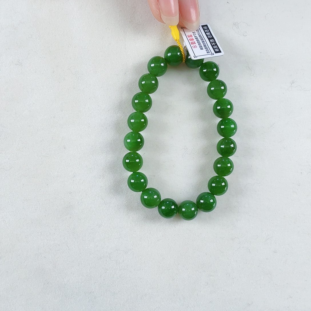 未镶嵌和田玉（碧玉）手链婉*婉