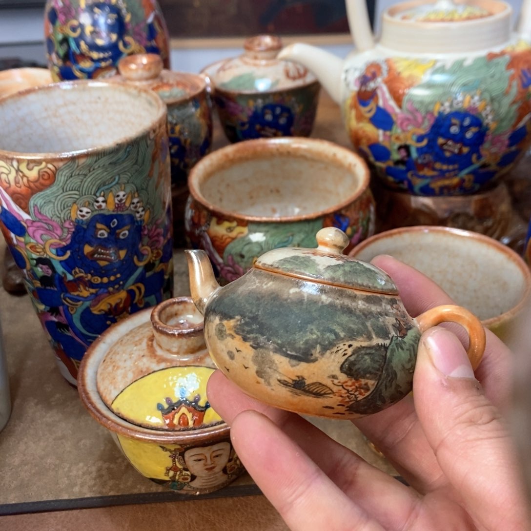 手工的时候制作壶一把