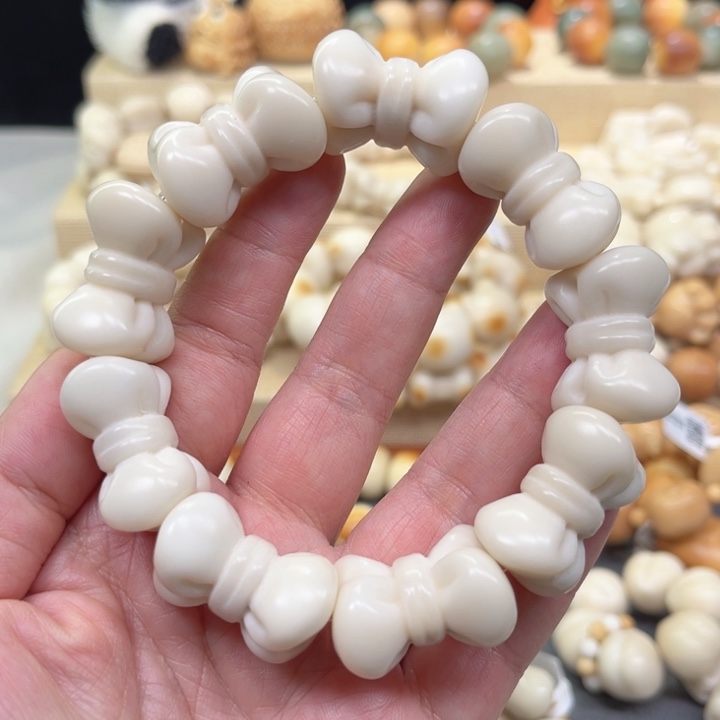 菩提根/象牙果手串蝴蝶结2-7-29