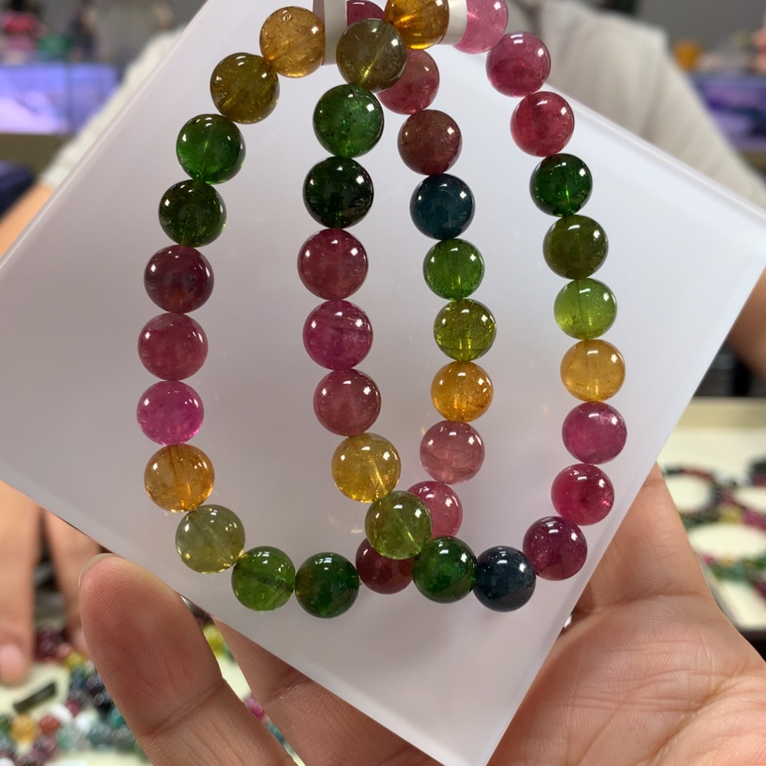 手链未镶嵌碧玺多样性发其一条9.2左右