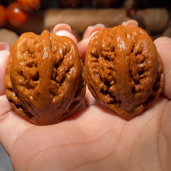 把件文玩核桃东北楸子小雪41