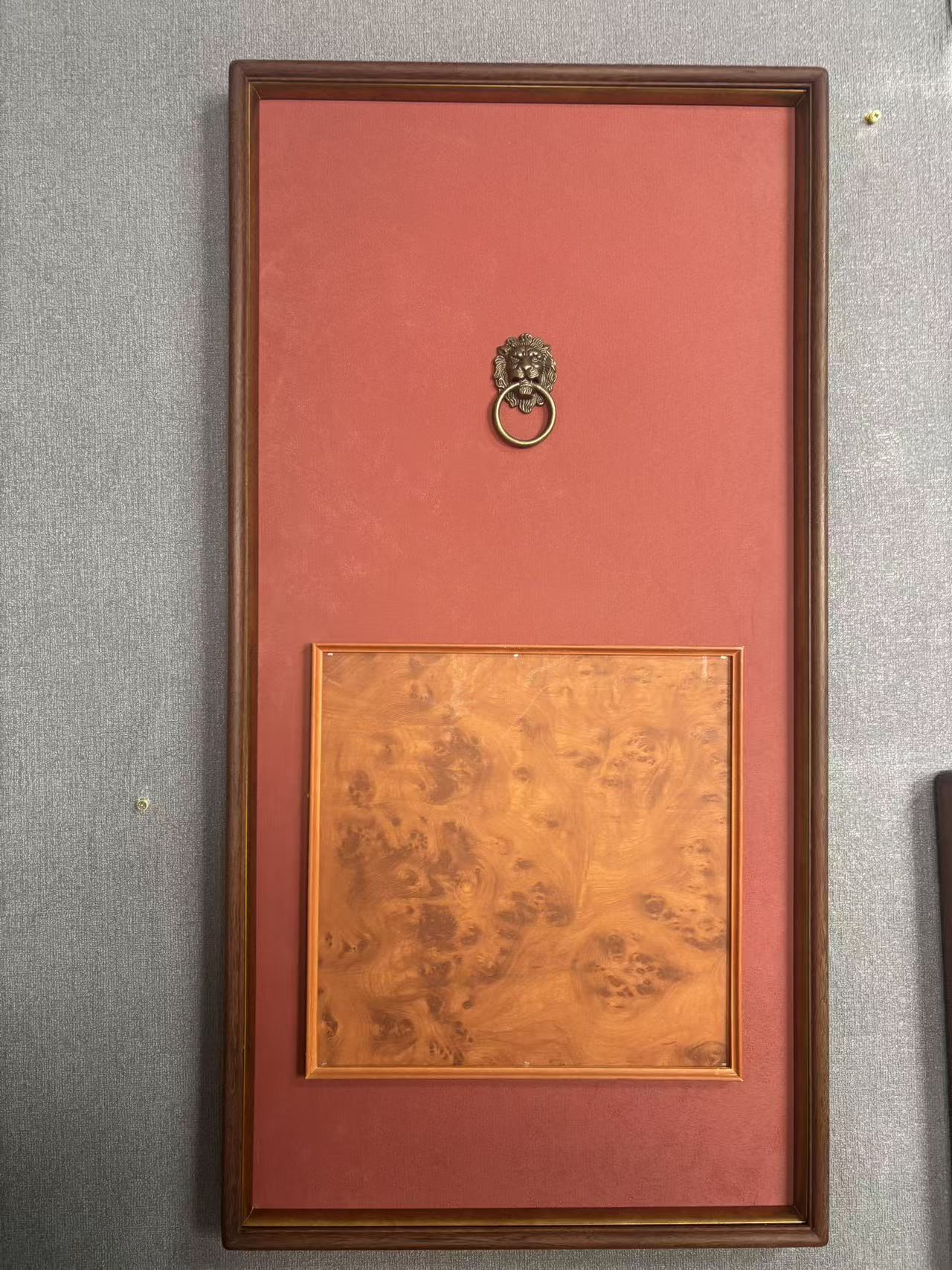 高端立体 框中框 外框45x90 内框33x33 配宣纸 卡纸