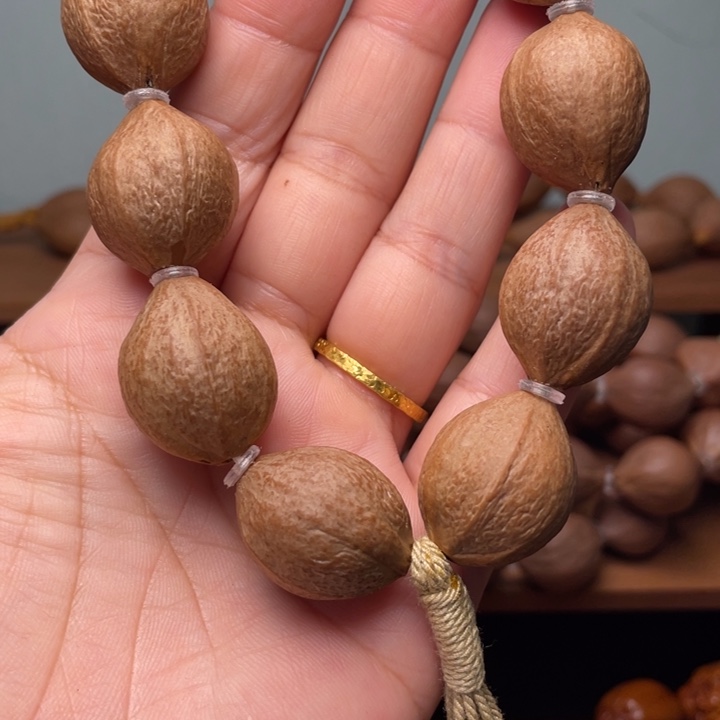 橄榄核手串/手链“**”橄榄核荔枝皮1.9✖️24手串