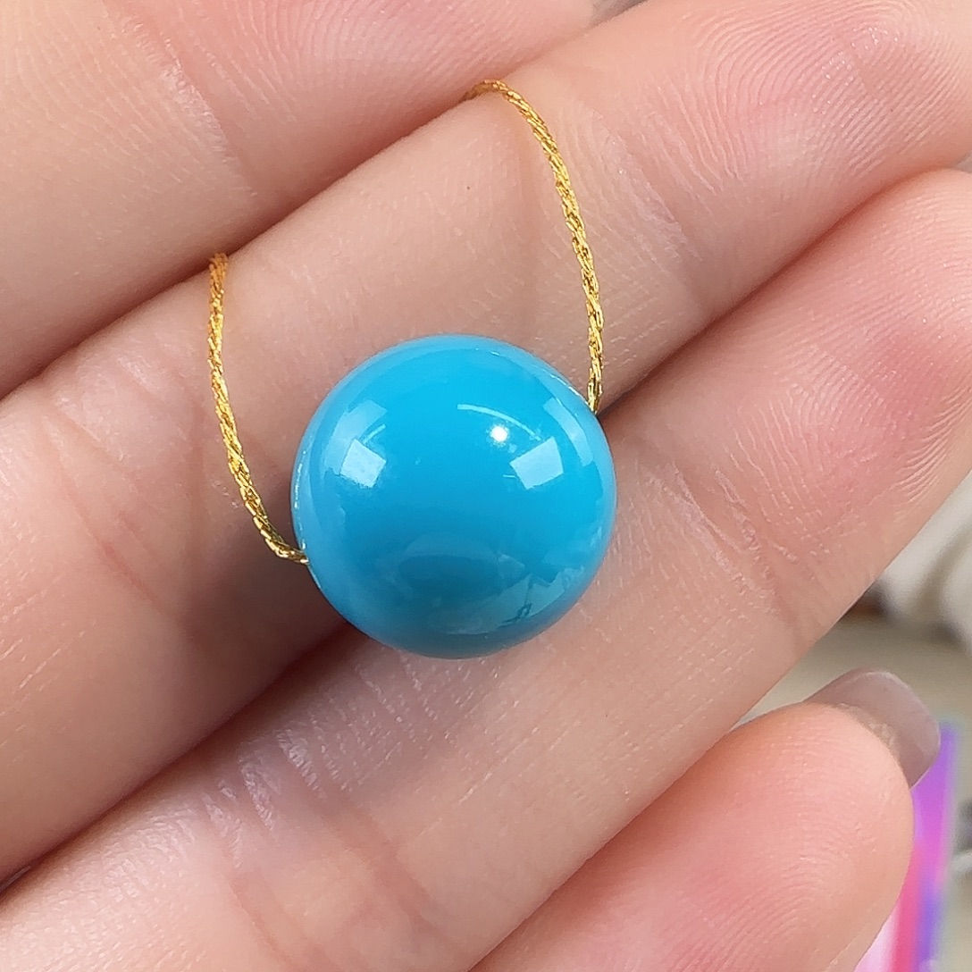 绿松石未镶嵌珠宝奇石12MM