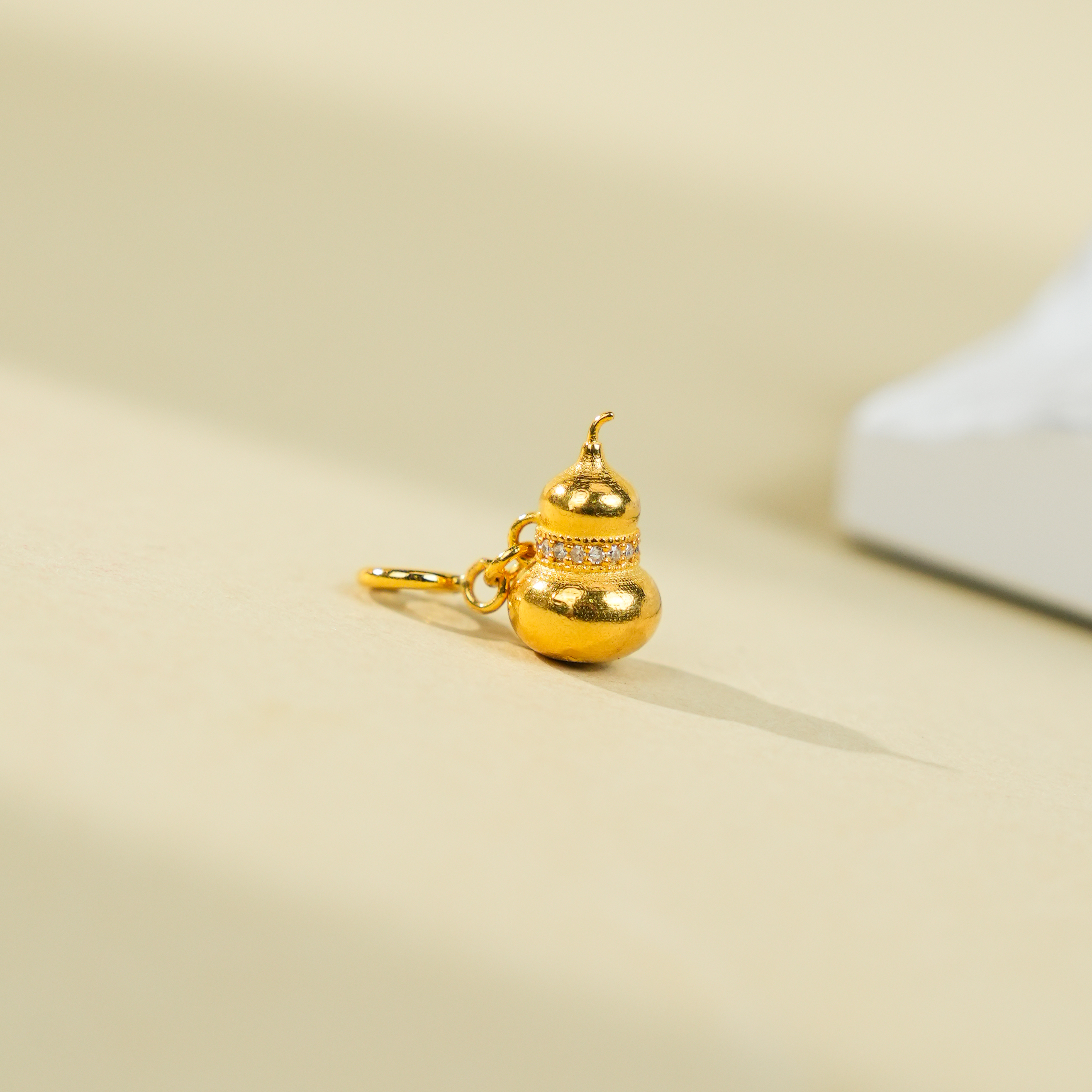 【金光钻石葫芦】吊坠(不含链)18K金-FF1126|BKJ5