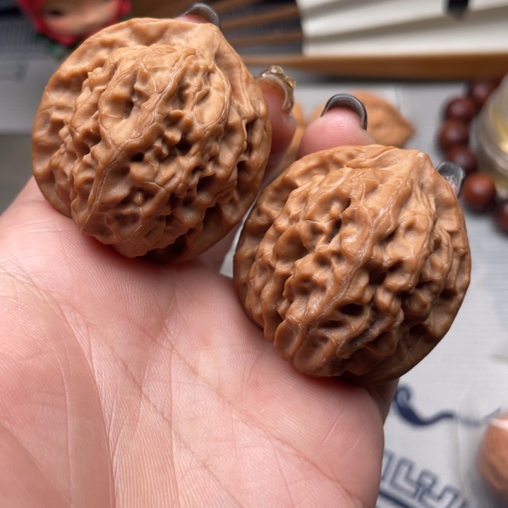 文玩核桃把件野生37