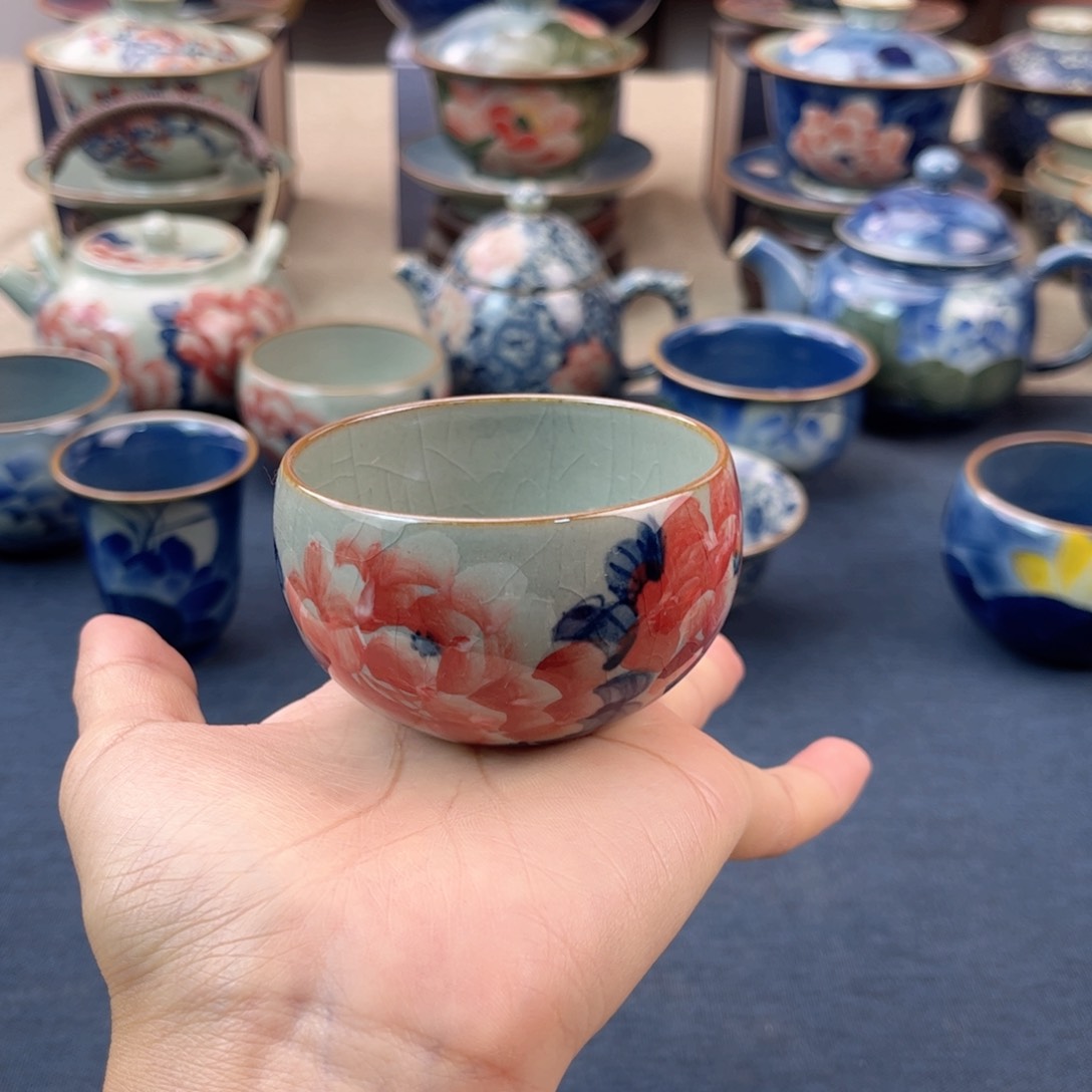 杯景德镇手绘手工茶具