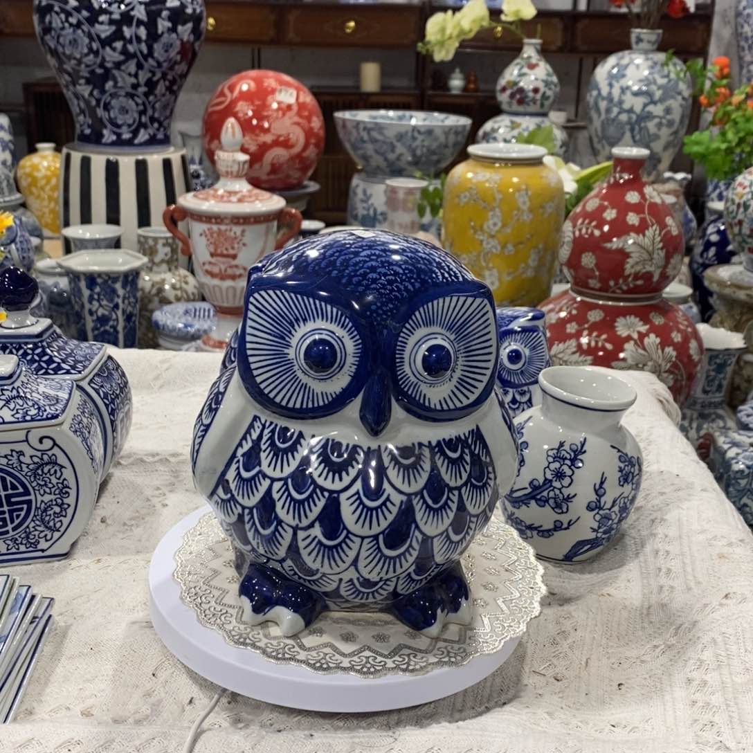 【闪购商品】摆件追**流猫头鹰摆件……大号