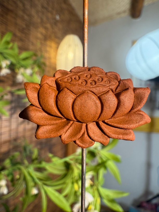 立体莲花古法香薰牌牌