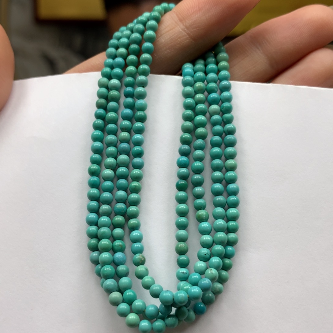 绿松石长链未镶嵌