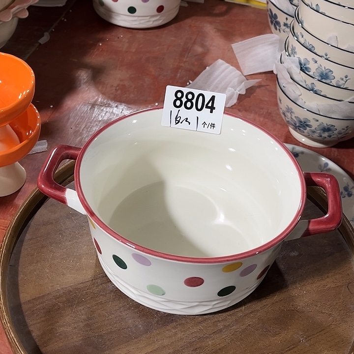 瓷微瑕外贸餐具8804