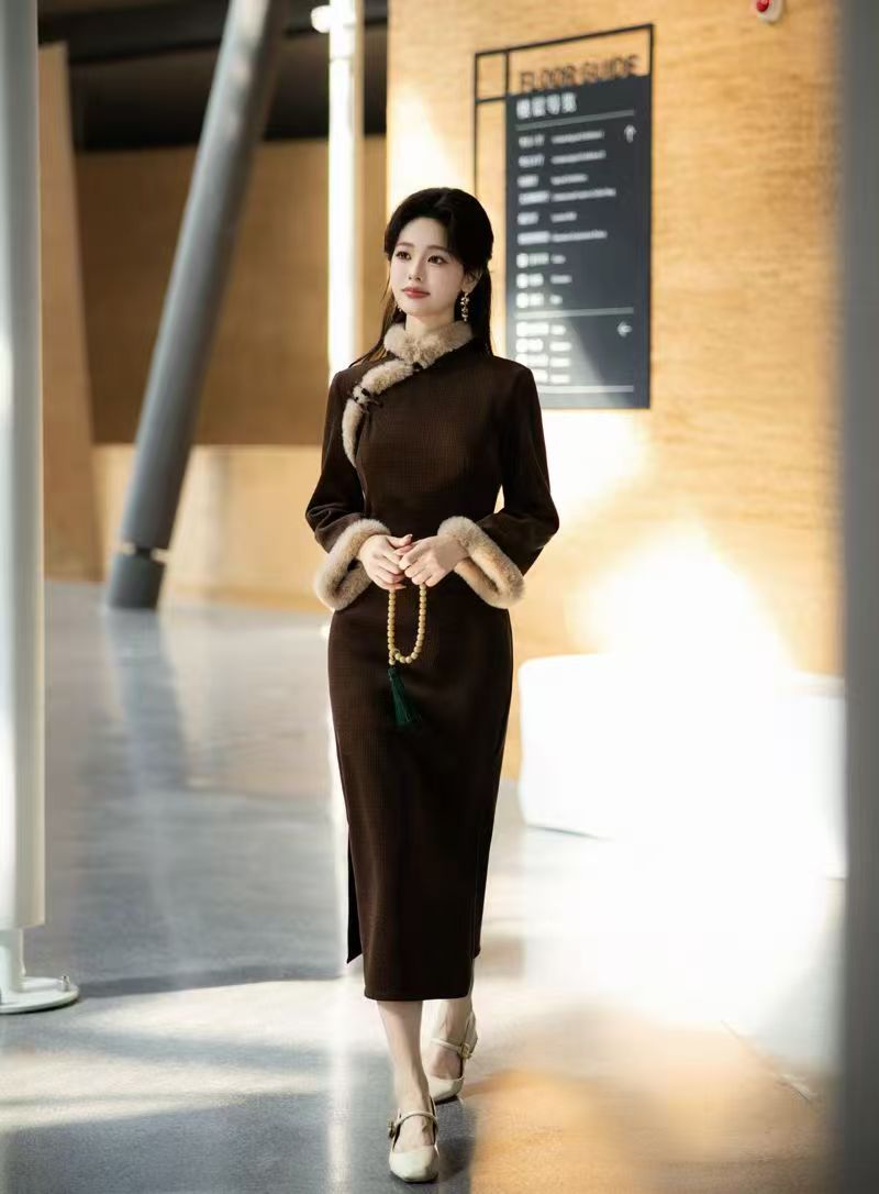 912（云雅）冬季时尚旗袍